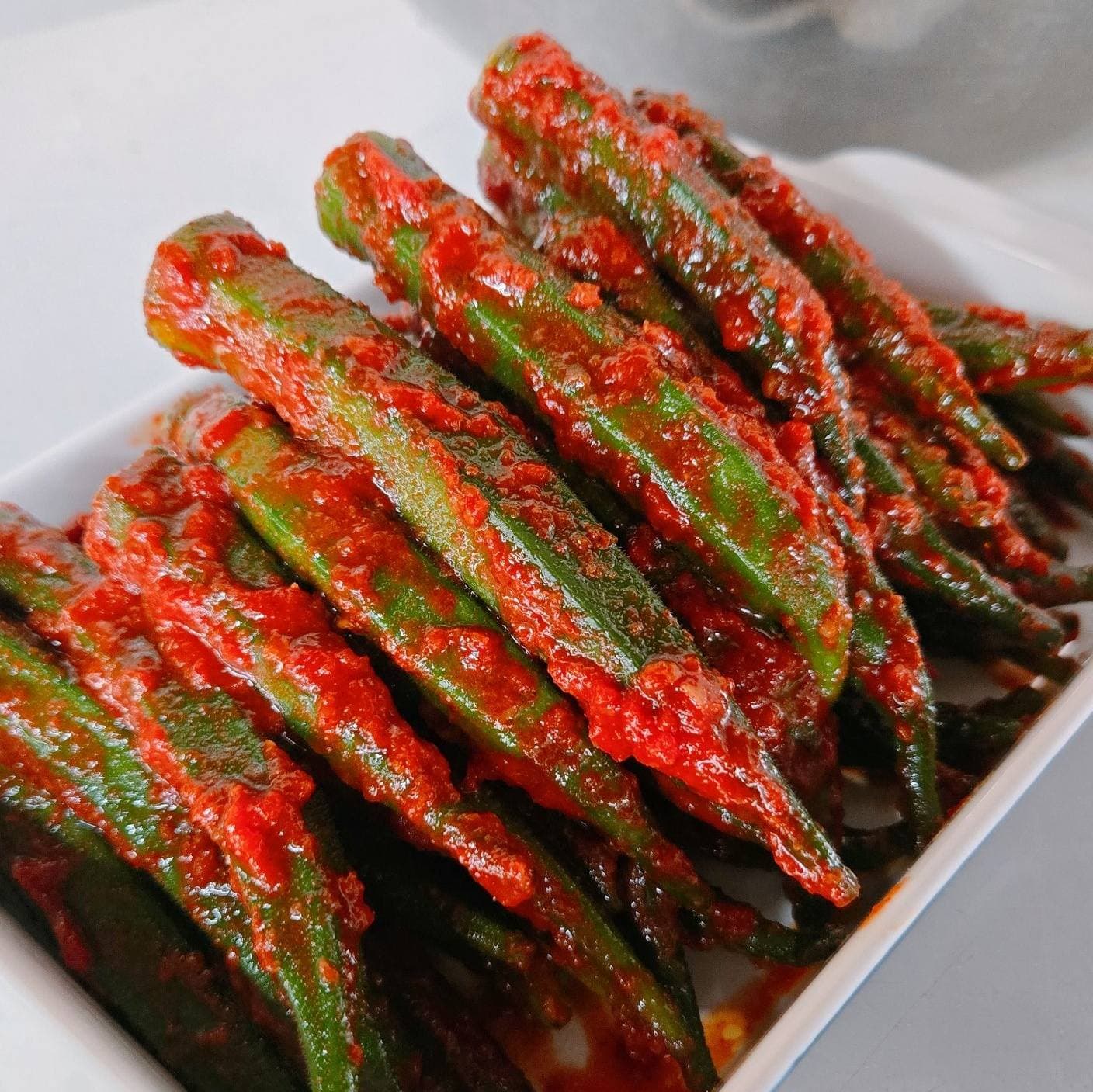 กิมจิ กระเจี๊ยบเขียว